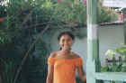 A shopgirl in the village where Amado's Tieta do Agreste was set