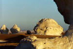 Clifflike chalk monoliths called Inselbergs