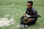 A folk singer in Khajjiar, Himachal Pradesh