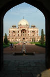 Hamida Begum, Humayun's Persian wife, supervised the construction from 1562-1572. 