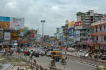 The poshest address in Patna. This is the intersection of Fraser Road with Dak Bungalow Road.