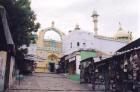 Outside the tomb of Aurangzeb