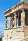 The Caryatids of ancient Acropolis 