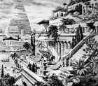 Artists's recreation of the Hanging Gardens of Babylon, constructed c. 8th-6th century BC. 