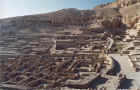 This is where the workers who built the tombs in the Valley of the Kings lived and died.