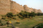 The ramparts of the fort built by Ghiyas-ud-din Tughlaq c.1325